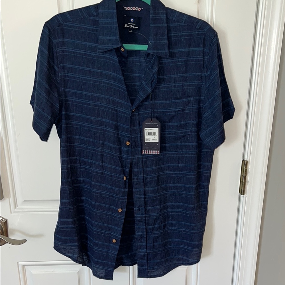 Navy Blue Men's Shirt